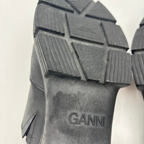 Ganni City Mules Recycled Rubber Clogs Slip Ons Women's 38 - Picture 9 of 13